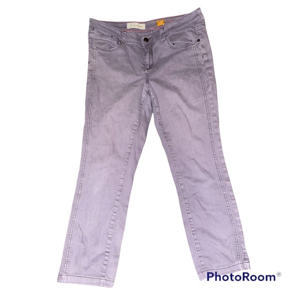 Anthro Pilcro & The Letterpress Jeans Gray Stet 31 - Picture 1 of 3